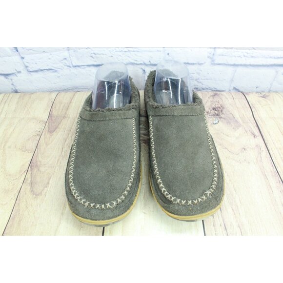 LL Bean Mountain Slippers Scuffs Ash Gray Size 9 M - Picture 4 of 9